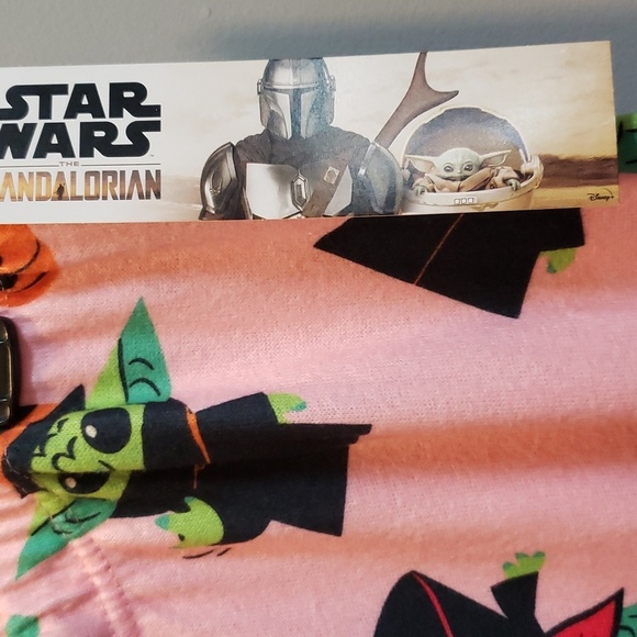 Disney Star Wars Halloween Baby Yoda Pink Sleep/Lounge Pants - Picture 3 of 8